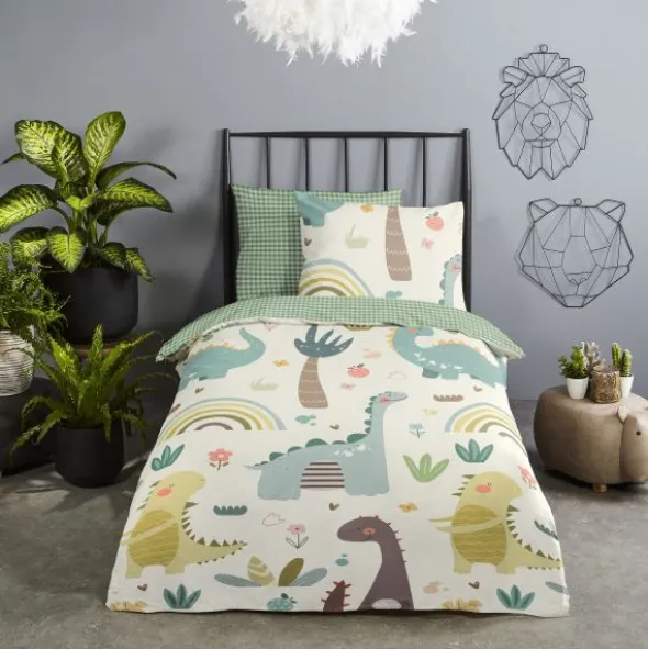 Good Morning Dekbedovertrek - Quint - 120x150 cm - Green