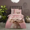 Good Morning Kinderdekbedovertrek - Roxy - 140x200/220 cm - Pink
