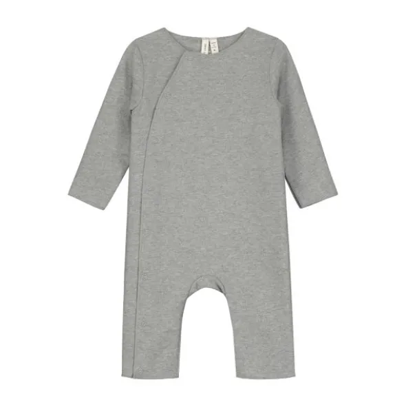 Gray Label Babypakje met Drukknopen - Grey Melange - 0-3M
