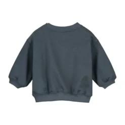 Gray Label Sweater - Dropped Shoulder - 0-3 Mnd - Blue Grey