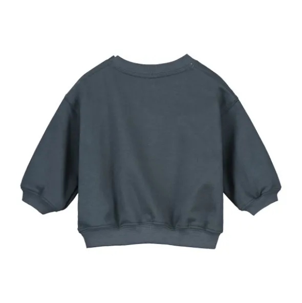 Gray Label Sweater - Dropped Shoulder - 0-3 Mnd - Blue Grey