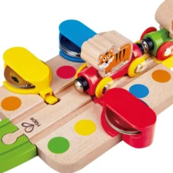 Hape Puzzel Treinset - Rainbow Puzzle Railway