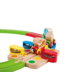 Hape Puzzel Treinset - Rainbow Puzzle Railway