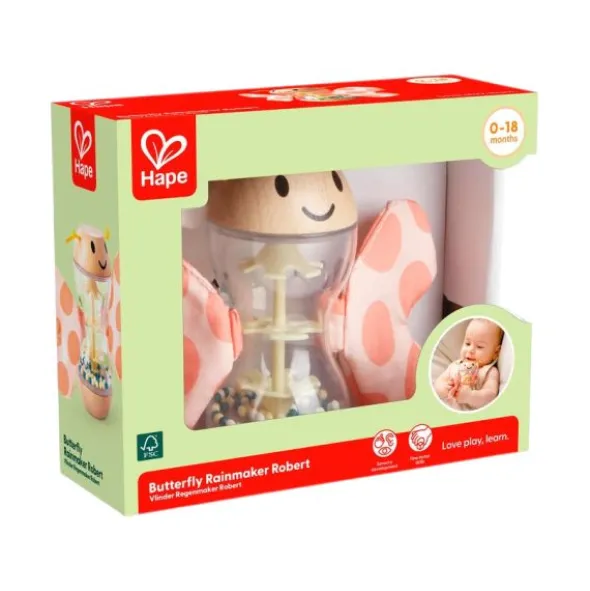 Hape Rainmaker Rammelaar - Butterfly