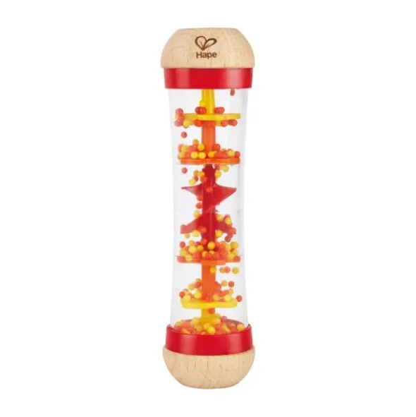 Hape Regenmaker met Kralen - Rood
