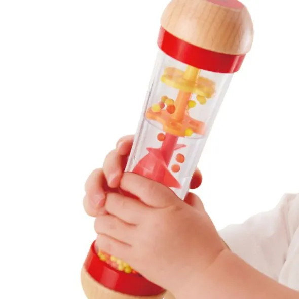 Hape Regenmaker met Kralen - Rood