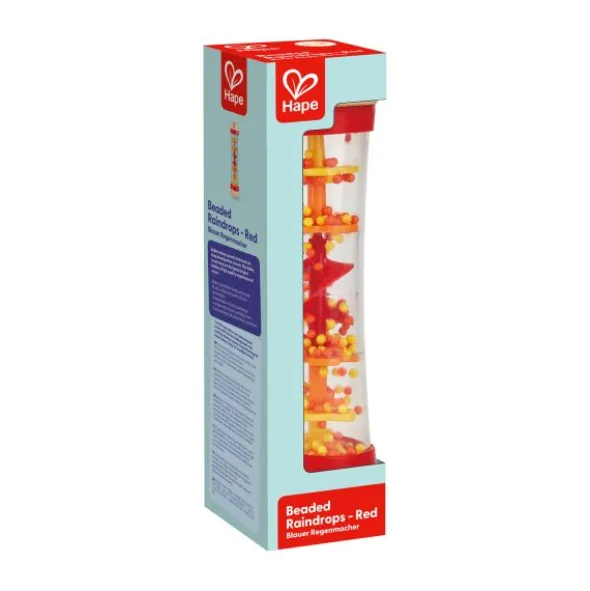 Hape Regenmaker met Kralen - Rood