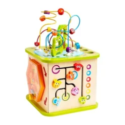 Hape Speelkubus met Kralenspiraal - Country Critters