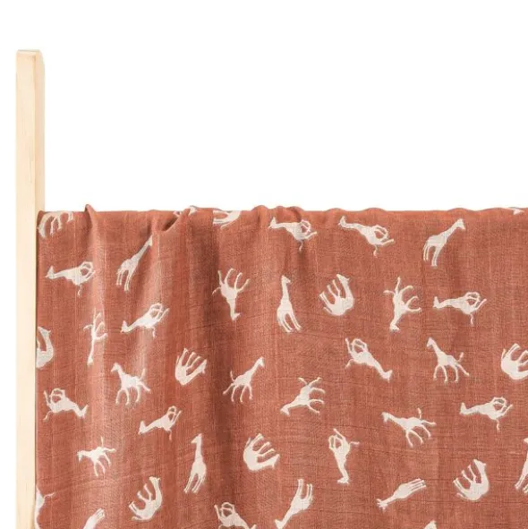 HappyBear Savanna Hydrofiel Luier 120 x 120 cm