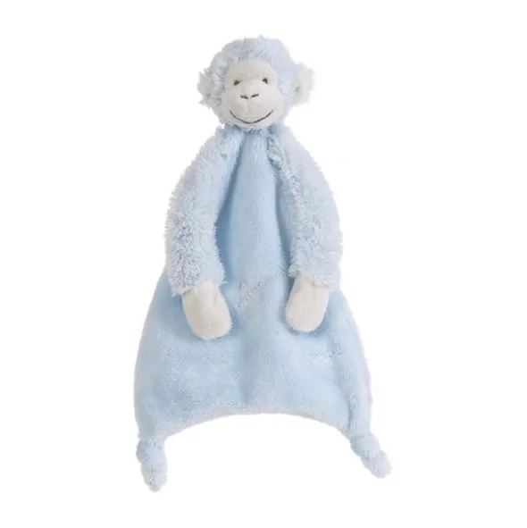 Happy Horse Aap Mickey Knuffeldoekje - 28 cm - Blue