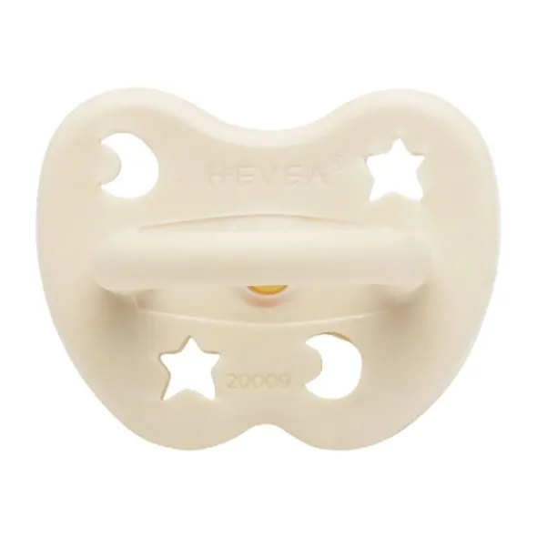 Hevea Fopspeen Orthodontisch Milky White 3-36 Mnd