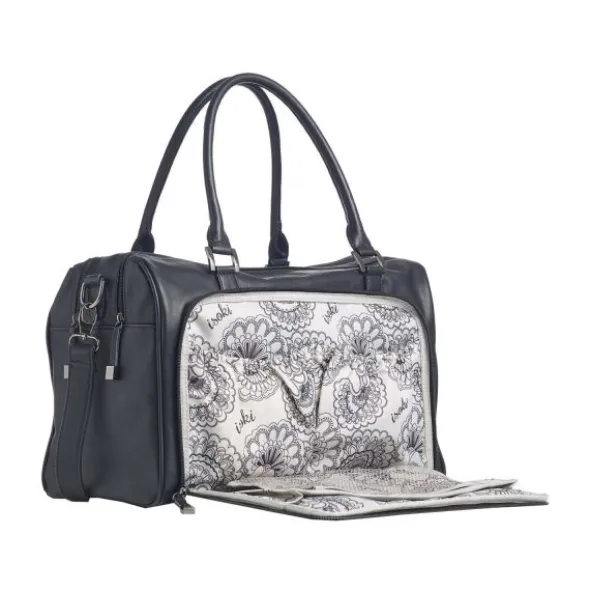 Isoki Zip Quilted Luiertas Toorak Black