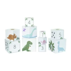 Jabadabado Stapeltoren Blokken - Dino 1-10