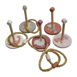 Jep! Kids Ring Toss - Taupe/Pink