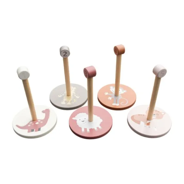 Jep! Kids Ring Toss - Taupe/Pink