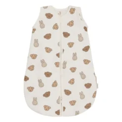 Jollein Baby Slaapzak met Afritsbare Mouw Sleepy Miffy Terry - Biscuit - 90 cm