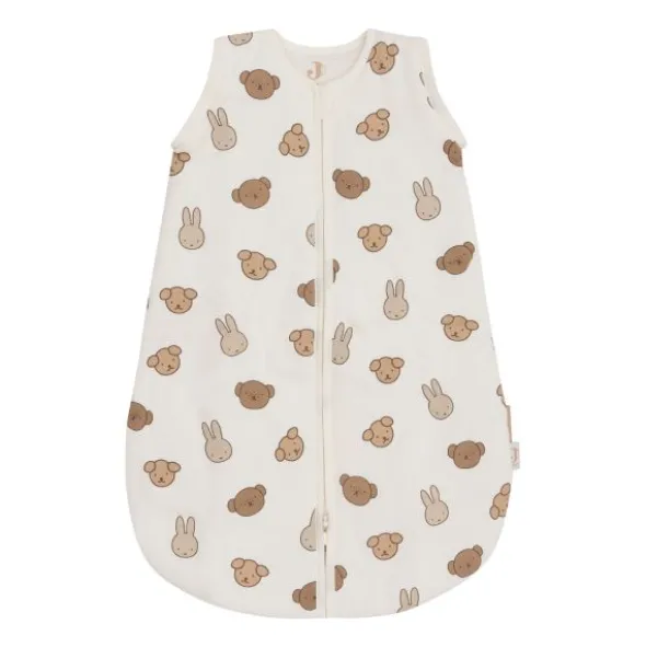 Jollein Baby Slaapzak met Afritsbare Mouw Sleepy Miffy Terry - Biscuit - 90 cm