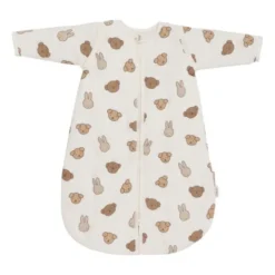Jollein Baby Slaapzak met Afritsbare Mouw Sleepy Miffy Terry - Biscuit - 90 cm