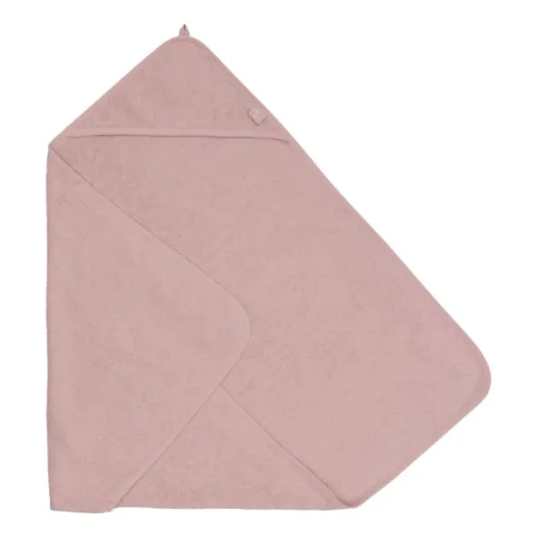 Jollein Badcape Uni - Badstof - 100x100 cm - Wild Rose