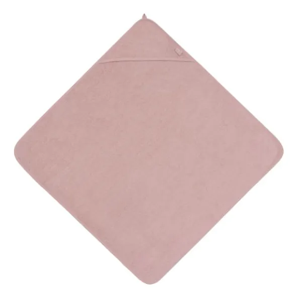 Jollein Badcape Uni - Badstof - 100x100 cm - Wild Rose