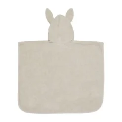 Jollein Badponcho Oortjes - Badstof - Nougat