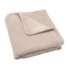 Jollein Basic Knit Ledikantdeken - Fleece - Wild Rose