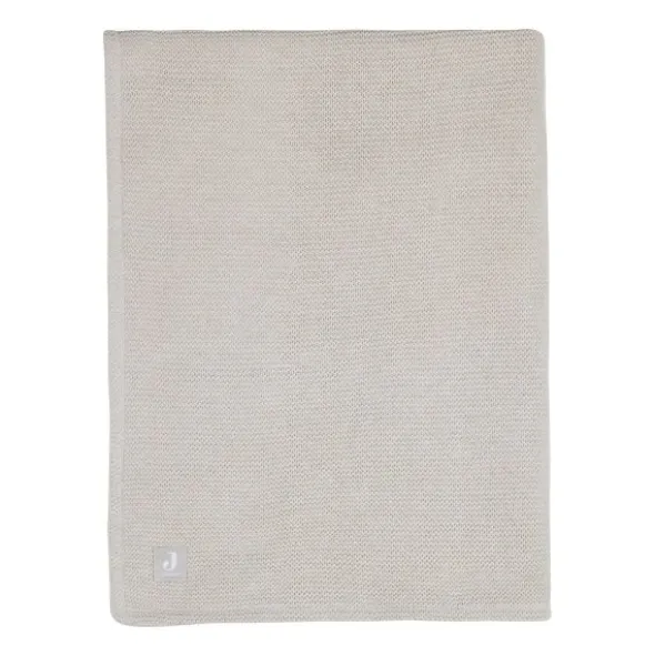 Jollein Basic Knit Ledikantdeken 100 x 150 cm Nougat / Fleece