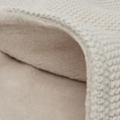 Jollein Basic Knit Wiegdeken 75 x 100 cm Nougat / Fleece