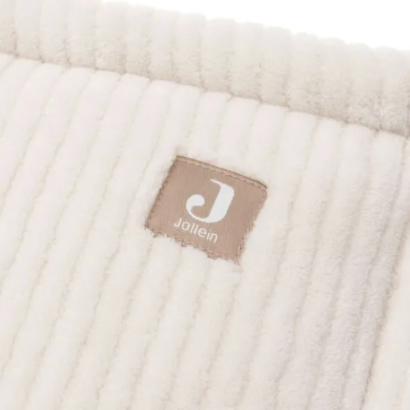 Jollein Boxbumper - Cloudy Rib - 180x30 cm - Oatmeal