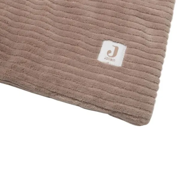 Jollein Boxkleed 100x100 cm - Cloudy Rib - Milky Coffee