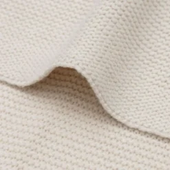 Jollein Deken Wieg - Basic Knit - 75 x 100 cm - Oatmeal