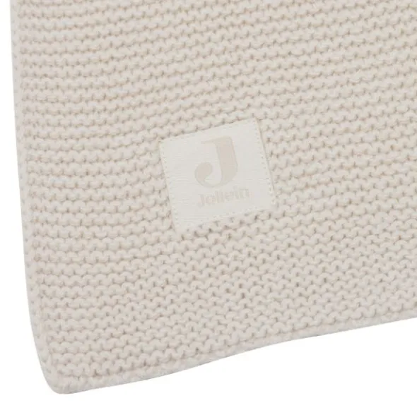 Jollein Deken Wieg - Basic Knit - 75 x 100 cm - Oatmeal