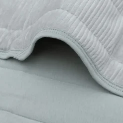 Jollein Deken Wieg 75x100cm Velvet Rib - Sea Green