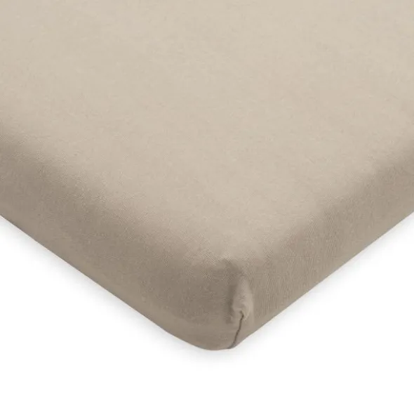 Jollein Hoeslaken Boxmatras - 75 x 95 cm - Jersey - Nougat