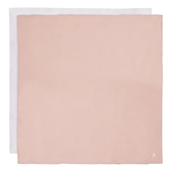 Jollein Hydrofiel Doek - 115 x 115 cm - Wild Rose / Ivory - 2 Stuks