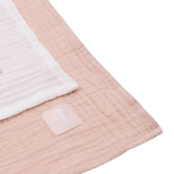 Jollein Hydrofiel Doek - 115 x 115 cm - Wild Rose / Ivory - 2 Stuks