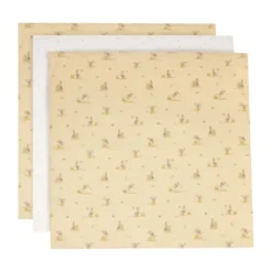 Jollein Hydrofiele Doeken - 3 Stuks - 70 x 70 cm - Kangaroots