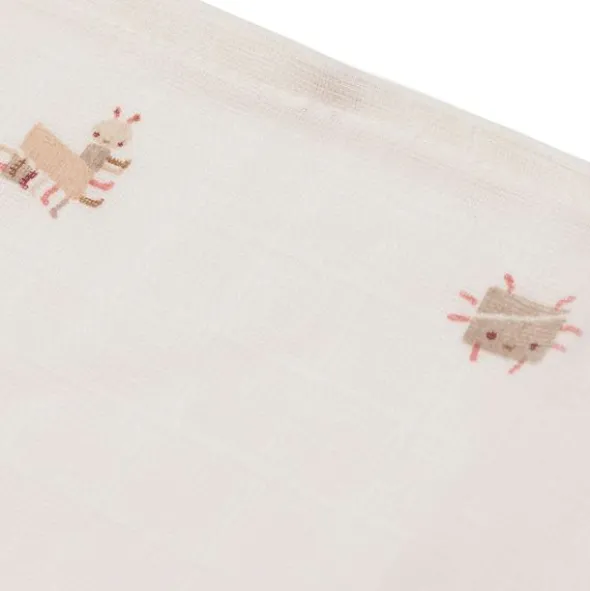 Jollein Hydrofiel Monddoekje - Animal Friends - 31x31 cm - 3 Stuks