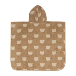 Jollein Jacquard Badponcho - 2-zijdig - Badstof - Sun