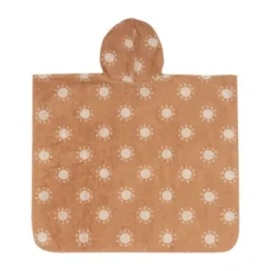Jollein Jacquard Badponcho - 2-zijdig - Badstof - Sun