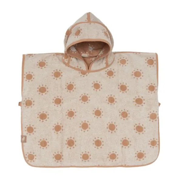 Jollein Jacquard Badponcho - 2-zijdig - Badstof - Sun