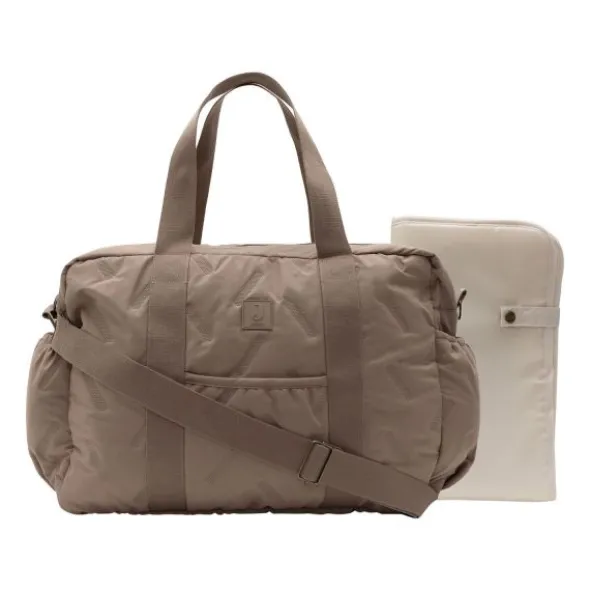 Jollein Luiertas - Embossed Lily - Milky Coffee