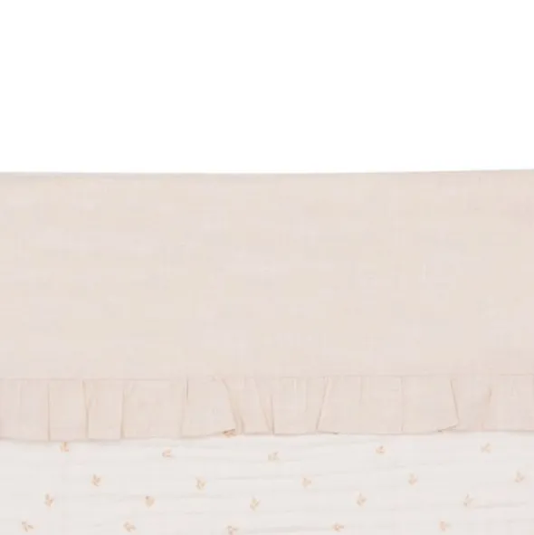 Jollein Ruffle Ledikantlaken - 120 x 150 cm - Natural