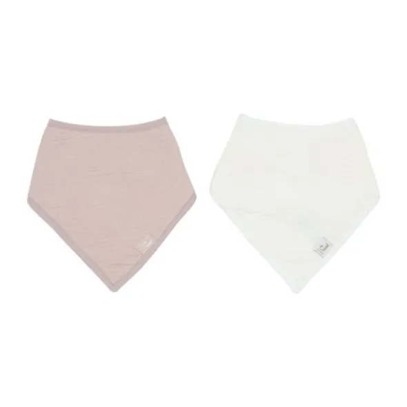 Jollein Slab Bandana Hydrofiel - Wild Rose / Oatmeal - 2 Stuks
