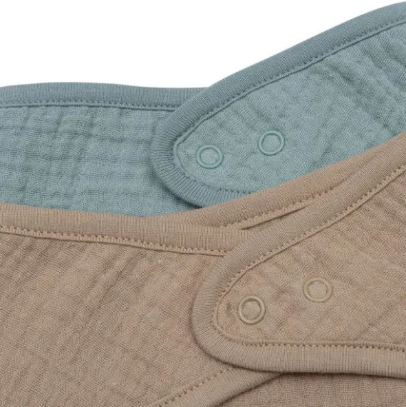 Jollein Slab Bandana Hydrofiel - Sea Green / Biscuit - 2 stuks