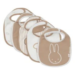 Jollein Slab Jersey Waterproof - Miffy Heads - 5 Stuks