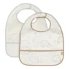 Jollein Slab Waterproof - Elephant Tales - 2 Stuks