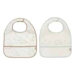 Jollein Slab Waterproof - Elephant Tales - 2 Stuks
