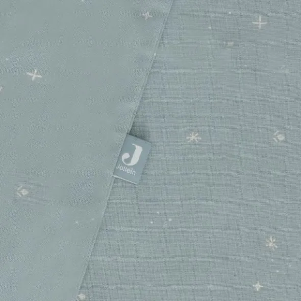 Jollein Twinkling Dekbedovertrek - 100 x 140 cm - Sea Green