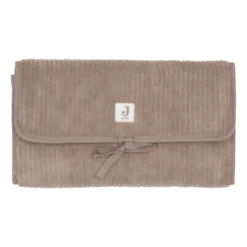 Jollein Verschoningsmat - Met Opbergvak - Milky Coffee - Cloudy Rib